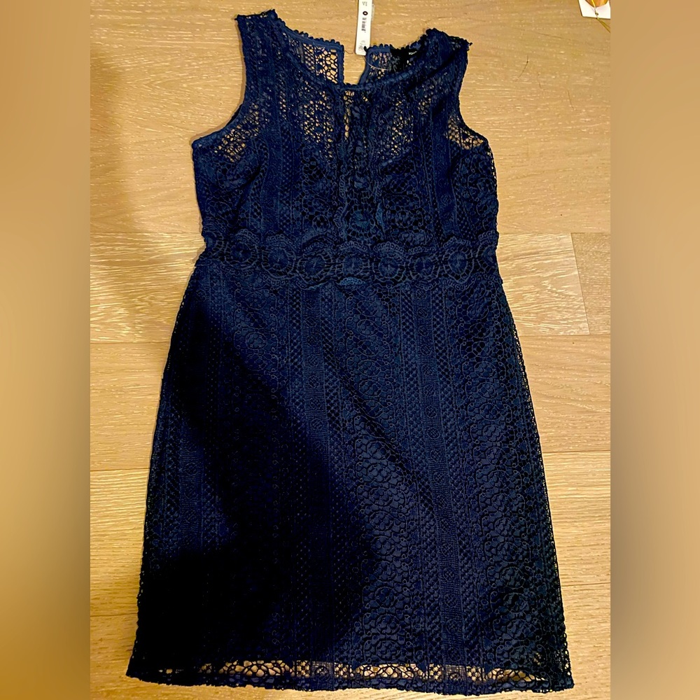 NWT Aqua Blue Lace Dress